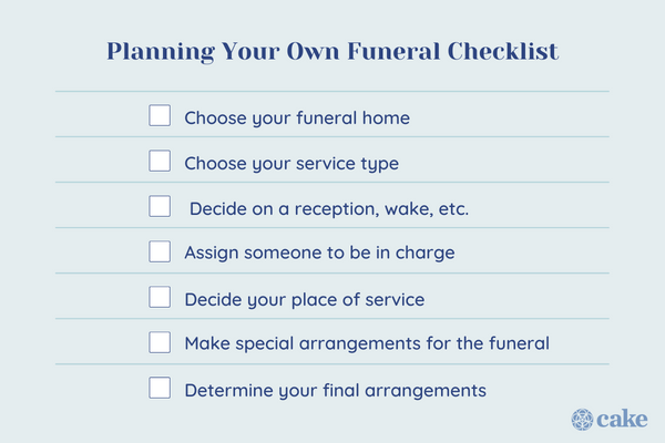 How To Pre Plan Your Own Funeral 7 Item Checklist Cake Blog   Pre Plan Your Own Funeral 